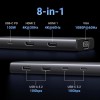 UGREEN 8v1 USB-C 4K priklopna postaja s 100W PD vhodom UGREEN 8v1 USB-C 4K priklopna postaja s 100W PD vhodom