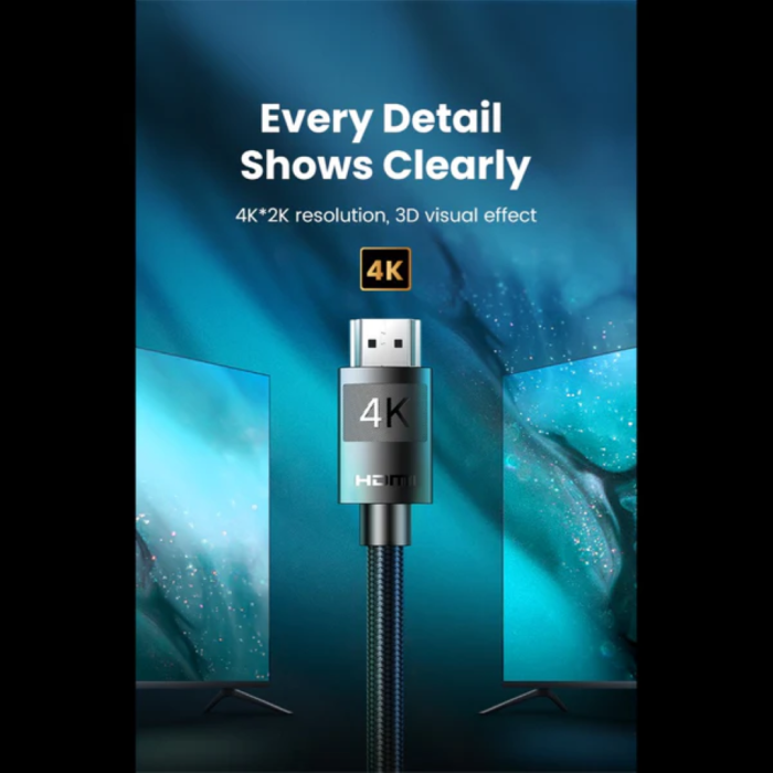 Ugreen 4K HDMI 2.0 kabel - 2M Ugreen 4K HDMI 2.0 kabel - 2M