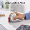 Ugreen brezžična ergonomska vertikalna miška z Bluetooth in Wi-Fi povezavo - bela Ugreen brezžična ergonomska vertikalna miška z Bluetooth in Wi-Fi povezavo - bela