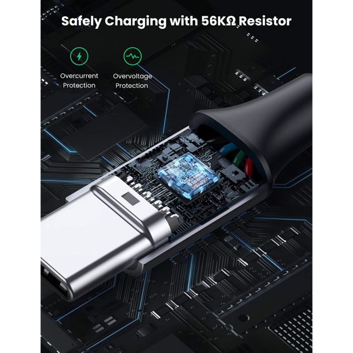 UGREEN USB A 2.0 na USB 3.0 tip C kabel 3m (črn) UGREEN USB A 2.0 na USB 3.0 tip C kabel 3m (črn)