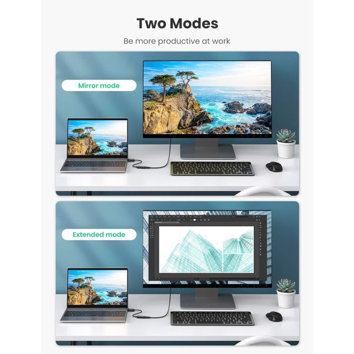 Ugreen DisplayPort v HDMI adapter 4K@60Hz Ugreen DisplayPort v HDMI adapter 4K@60Hz