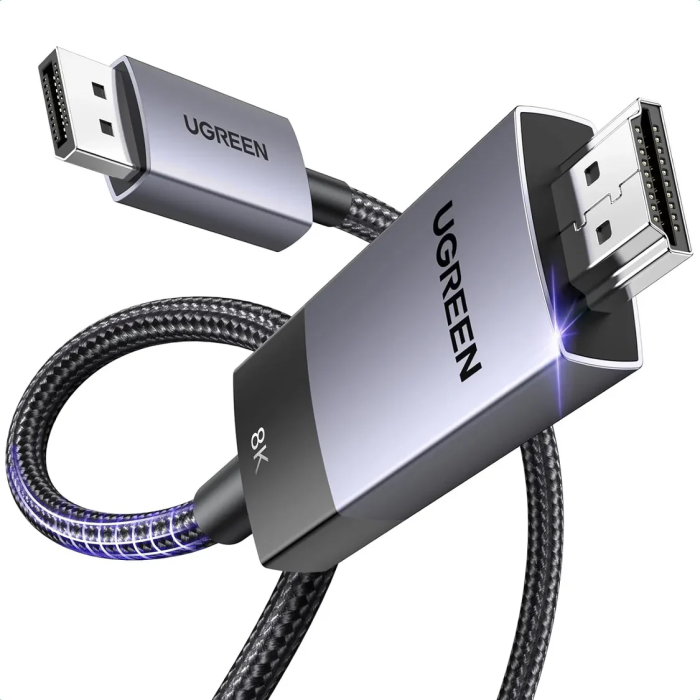 Ugreen kabel DisplayPort v HDMI 8K@60Hz - 1M Ugreen kabel DisplayPort v HDMI 8K@60Hz - 1M