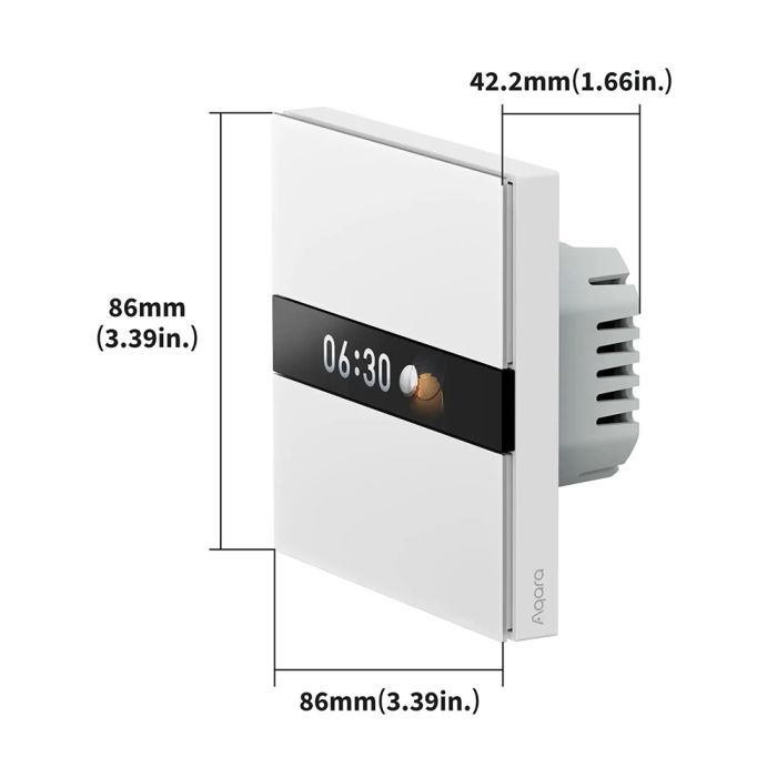 AQARA pametno stikalo s zaslonom V1 (WS-K02D) AQARA pametno stikalo s zaslonom V1 (WS-K02D)