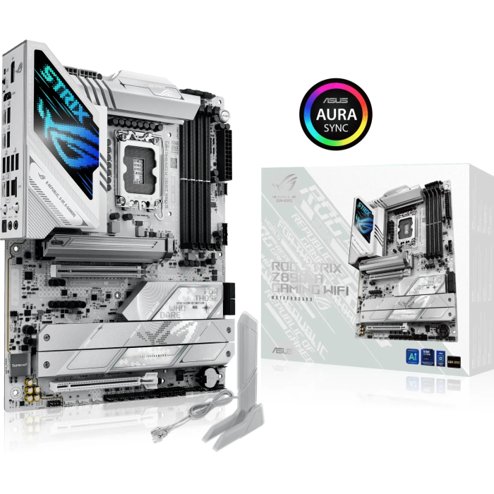 ASUS ROG STRIX Z890-A GAMING WIFI, DDR5, SATA3, USB4, DP, 2.5GbE, WIFI 7, LGA1851 ATX ASUS ROG STRIX Z890-A GAMING WIFI, DDR5, SATA3, USB4, DP, 2.5GbE, WIFI 7, LGA1851 ATX