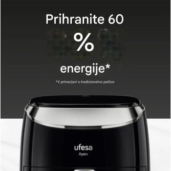 Ufesa digitalni zračni cvrtnik  Apex 3.5L 1.500 W Ufesa digitalni zračni cvrtnik  Apex 3.5L 1.500 W