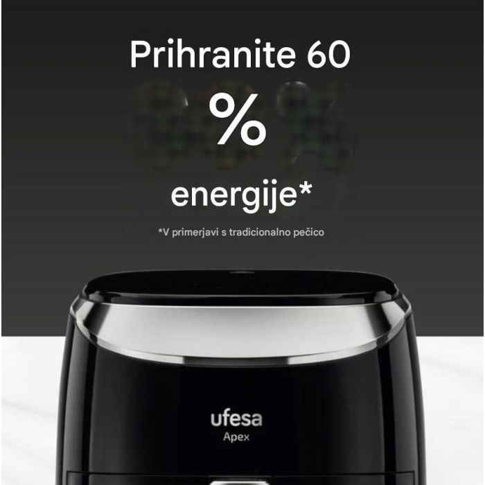 Ufesa digitalni zračni cvrtnik Apex 3.5L 1.500 W Ufesa digitalni zračni cvrtnik Apex 3.5L 1.500 W