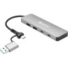 Sandberg vozlišče USB-C/A to 2xUSB-A+2xUSB-C Sandberg vozlišče USB-C/A to 2xUSB-A+2xUSB-C