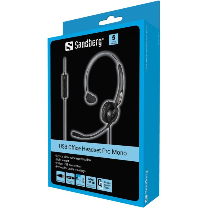 Sandberg slušalke z mikrofonom USB Office Headset Pro Sandberg slušalke z mikrofonom USB Office Headset Pro