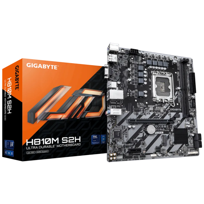 GIGABYTE H810M S2H, DDR5, SATA3, DP, USB3.2Gen1, LGA1851 mATX GIGABYTE H810M S2H, DDR5, SATA3, DP, USB3.2Gen1, LGA1851 mATX