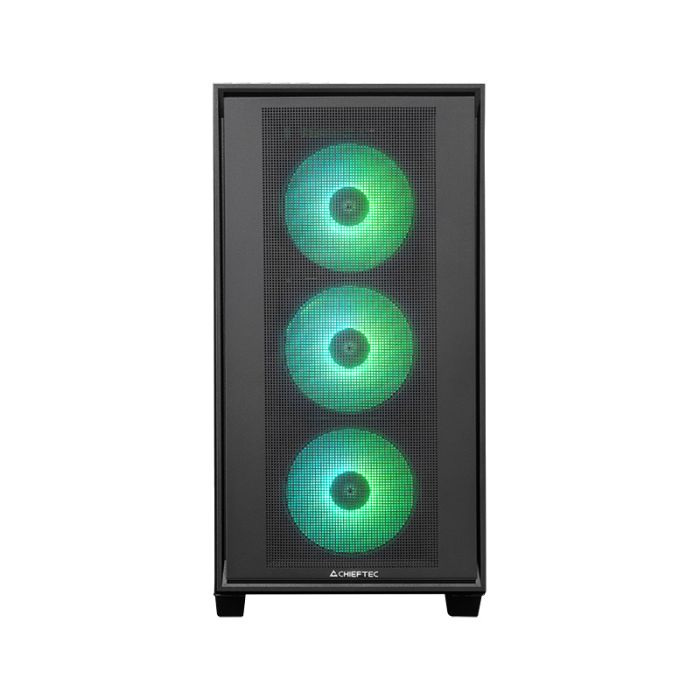 Chieftec HUNTER 3 USB-C ATX RGB ohišje, črno Chieftec HUNTER 3 USB-C ATX RGB ohišje, črno