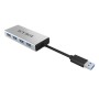 Icxbox IB-AC6104 4-Portni Hub s priključkom USB 3.0 Type-A Icxbox IB-AC6104 4-Portni Hub s priključkom USB 3.0 Type-A
