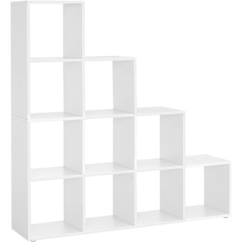 VASAGLE omara ali regal s 10 odprtimi predali, bela VASAGLE omara ali regal s 10 odprtimi predali, bela