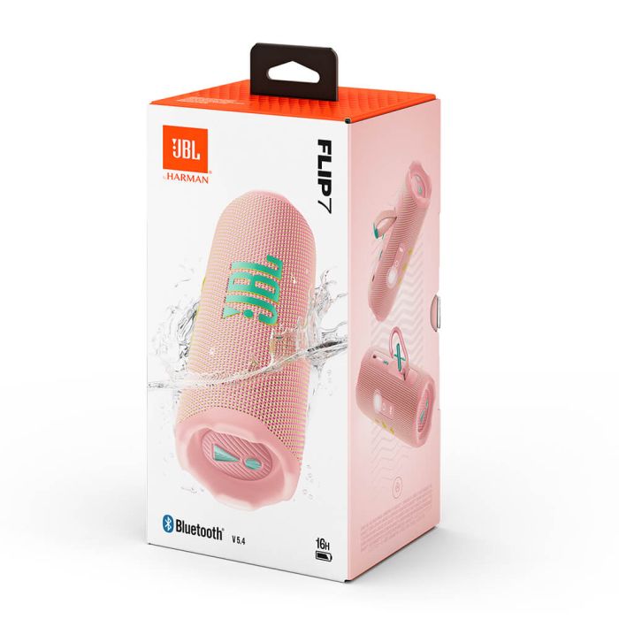 JBL Flip 7 Bluetooth prenosni zvočnik, roza JBL Flip 7 Bluetooth prenosni zvočnik, roza