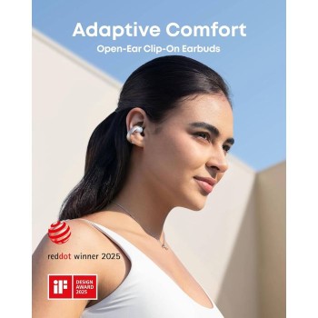 Anker Soundcore AeroClip brezžične slušalke, črne Anker Soundcore AeroClip brezžične slušalke, črne