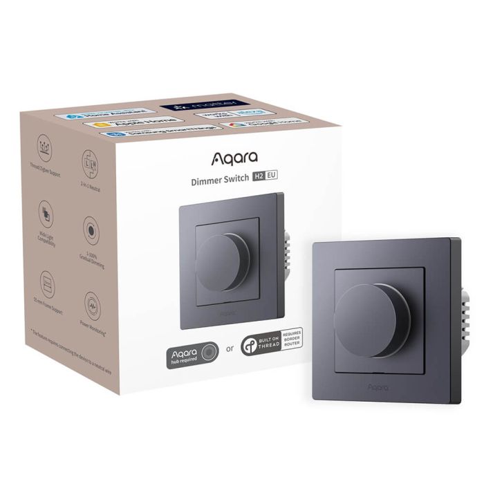 AQARA zatemnilno stikalo H2 (KD-R01D-G), sivo AQARA zatemnilno stikalo H2 (KD-R01D-G), sivo