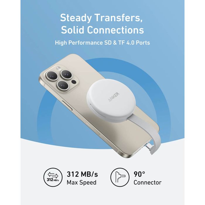 Anker MagGo USB-C Adapter (3-v-1, 10Gbps, za iPhone) Anker MagGo USB-C Adapter (3-v-1, 10Gbps, za iPhone)