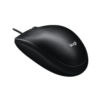 Logitech M100 optična miška, črna
