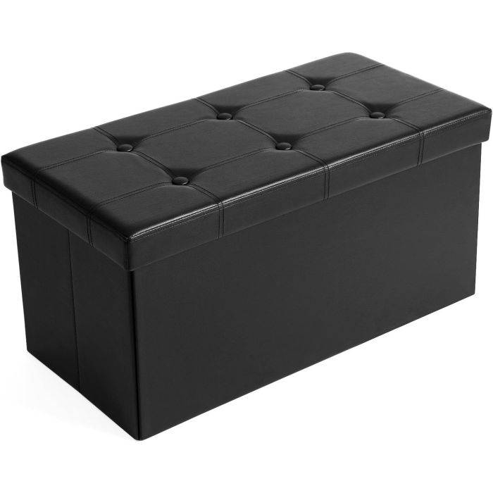 SONGMICS zložljiv tabure s shranjevalnim prostorom, 80 L SONGMICS zložljiv tabure s shranjevalnim prostorom, 80 L
