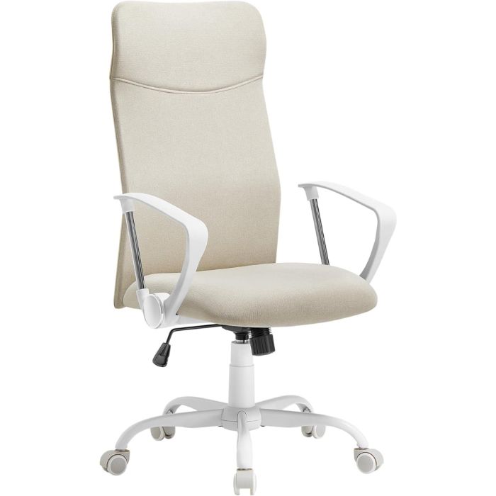 SONGMICS ergonomski pisarniški stol bež SONGMICS ergonomski pisarniški stol bež