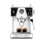Ufesa UFESA Bergamo espresso aparat za mleti kavni prah, 20 barov pritiska, z manometrom, Thermoblock ogrevanjem in penilcem mleka