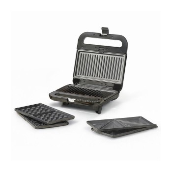 Ufesa Robson 3-v-1 opekač s snemljivimi ploščami – za sendviče, gofre in žar, 850 W