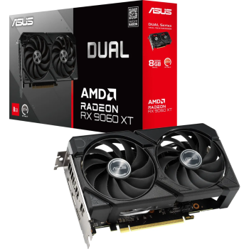 Grafična kartica ASUS Dual Radeon RX 9060 XT OC, 8GB GDDR6, PCI-E 5.0 Grafična kartica ASUS Dual Radeon RX 9060 XT OC, 8GB GDDR6, PCI-E 5.0