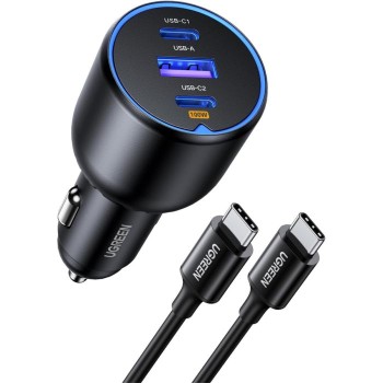 Ugreen 130W avtopolnilec z 1M USB-C kablom Ugreen 130W avtopolnilec z 1M USB-C kablom