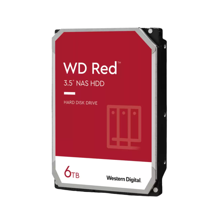 WD 6TB Red 3,5 SATA 6Gb/s 5400rpm 256MB HDD disk