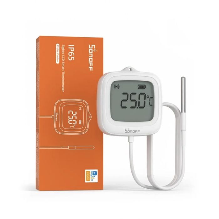 SONOFF ZigBee pametni senzor za temperaturo in vlago SNZB-02LD (različica s sondo) SONOFF ZigBee pametni senzor za temperaturo in vlago SNZB-02LD (različica s sondo)