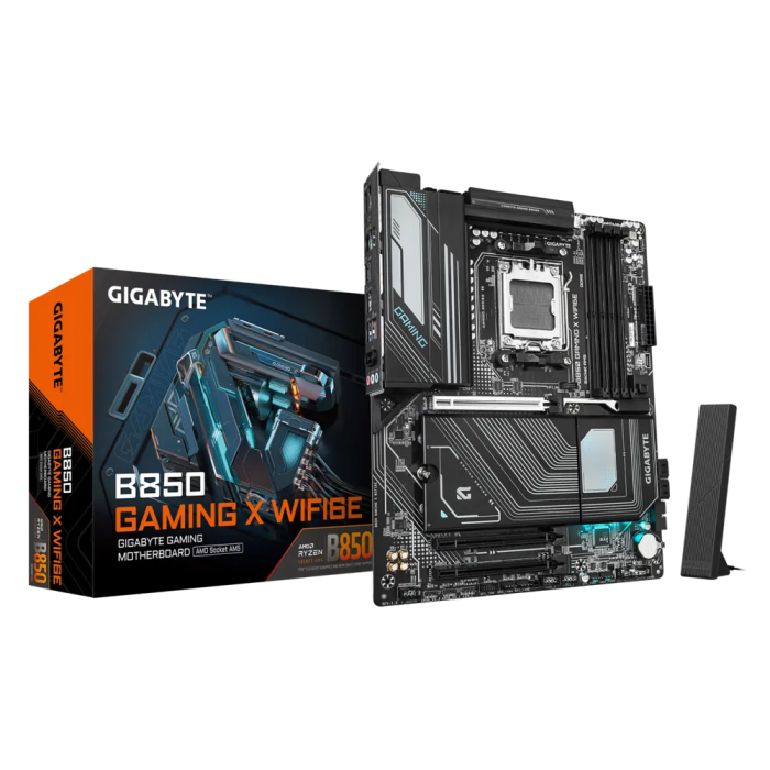 GIGABYTE B850 GAMING X WIFI6E, DDR5, SATA3, USB3.2Gen2, DP, 2.5GbE, WiFi 6E, AM5 ATX GIGABYTE B850 GAMING X WIFI6E, DDR5, SATA3, USB3.2Gen2, DP, 2.5GbE, WiFi 6E, AM5 ATX