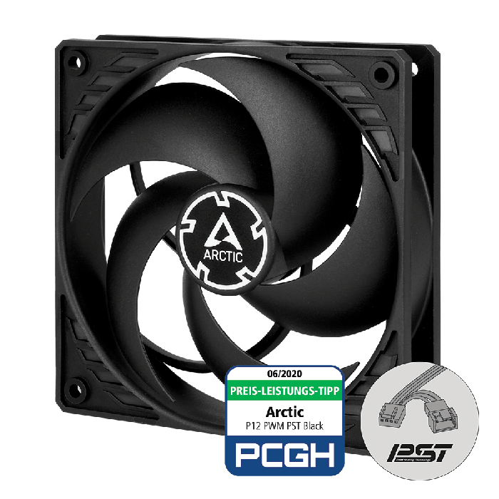 ARCTIC P12 PWM PST 120mm 4-pin ventilator ARCTIC P12 PWM PST 120mm 4-pin ventilator