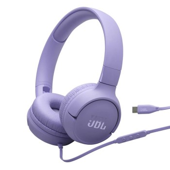 JBL Tune 520 USB-C žične slušalke, vijolične