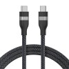 Anker pleteni USB-C na USB-C kabel 240 W, 0,9m, črn Anker pleteni USB-C na USB-C kabel 240 W, 0,9m, črn