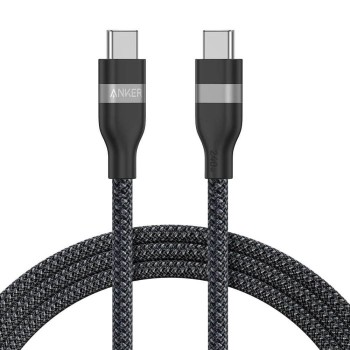 Anker pleteni USB-C na USB-C kabel 240 W, 0,9m, črn Anker pleteni USB-C na USB-C kabel 240 W, 0,9m, črn