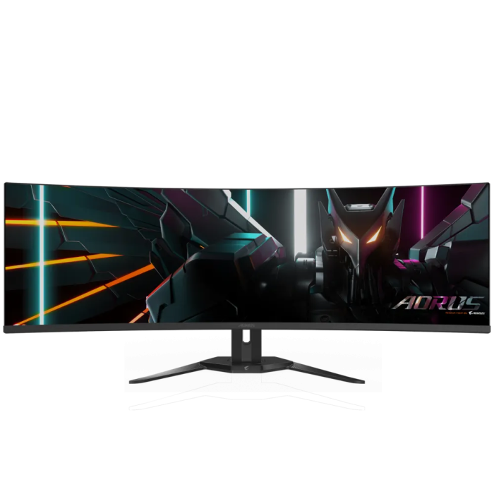 GIGABYTE AORUS CO49DQ 49 OLED DQHD ukrivljen monitor, 5120 x 1440, 0.03ms, 144Hz, zvočniki GIGABYTE AORUS CO49DQ 49 OLED DQHD ukrivljen monitor, 5120 x 1440, 0.03ms, 144Hz, zvočniki