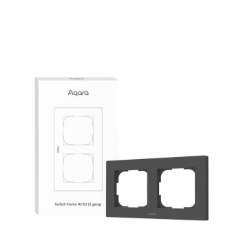 AQARA okvir za stikala H2, dvojni, sivi AQARA okvir za stikala H2, dvojni, sivi