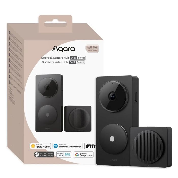 AQARA Doorbell Camera Hub G410, črna AQARA Doorbell Camera Hub G410, črna