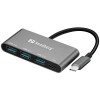 Sandberg USB-C to 3x USB 3.0 + PD Hub Sandberg USB-C to 3x USB 3.0 + PD Hub