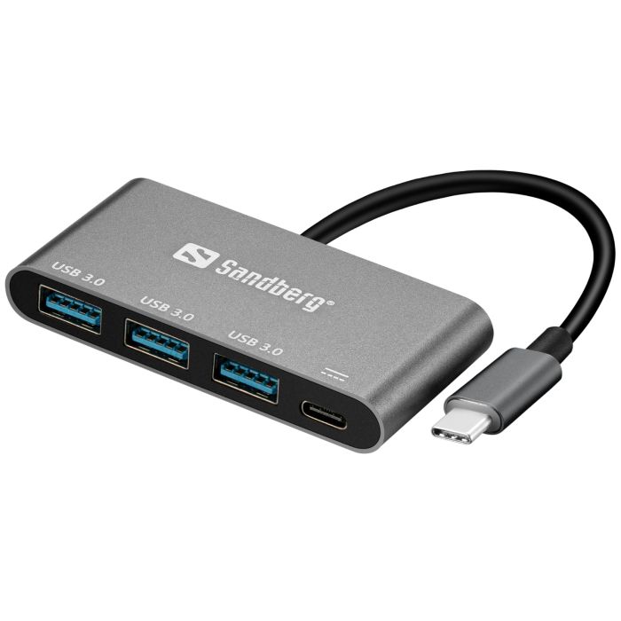 Sandberg USB-C to 3x USB 3.0 + PD Hub Sandberg USB-C to 3x USB 3.0 + PD Hub