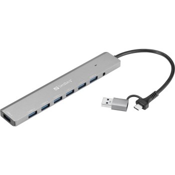 Sandberg USB-C/A v 7 x USB 3.0 HUB
