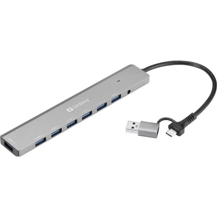Sandberg USB-C/A v 7 x USB 3.0 HUB Sandberg USB-C/A v 7 x USB 3.0 HUB