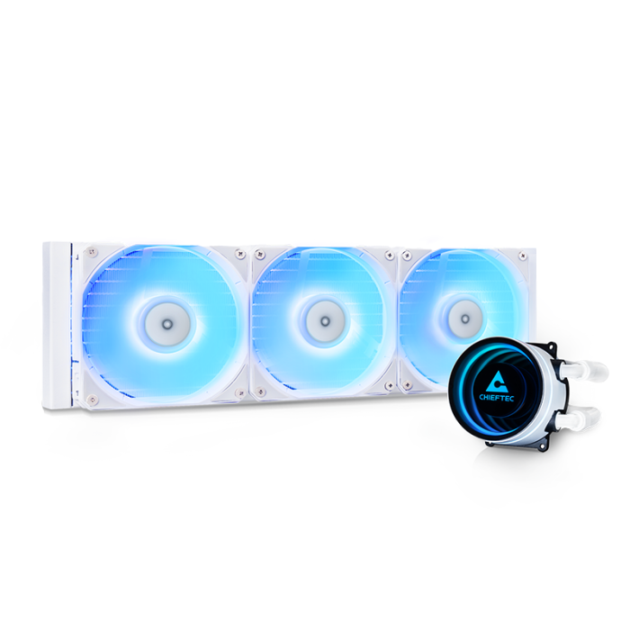 Chieftec Iceberg 360 360mm A-RGB vodno hlajenje za INTEL/AMD procesorje, bel Chieftec Iceberg 360 360mm A-RGB vodno hlajenje za INTEL/AMD procesorje, bel