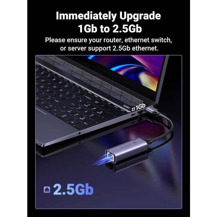 Ugreen USB 3.0 2.5Gbps mrežni adapter Ugreen USB 3.0 2.5Gbps mrežni adapter