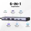 Ugreen 6v1 priklopna postaja s 100W PD USB-C vhodom Ugreen 6v1 priklopna postaja s 100W PD USB-C vhodom