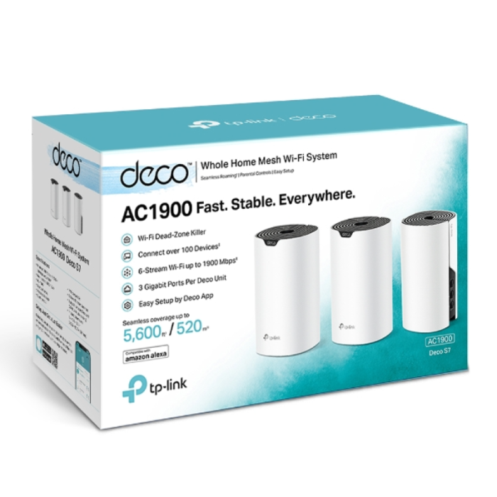 TP-LINK brezžični MESH sistem DECO S7 - 3 pack TP-LINK brezžični MESH sistem DECO S7 - 3 pack