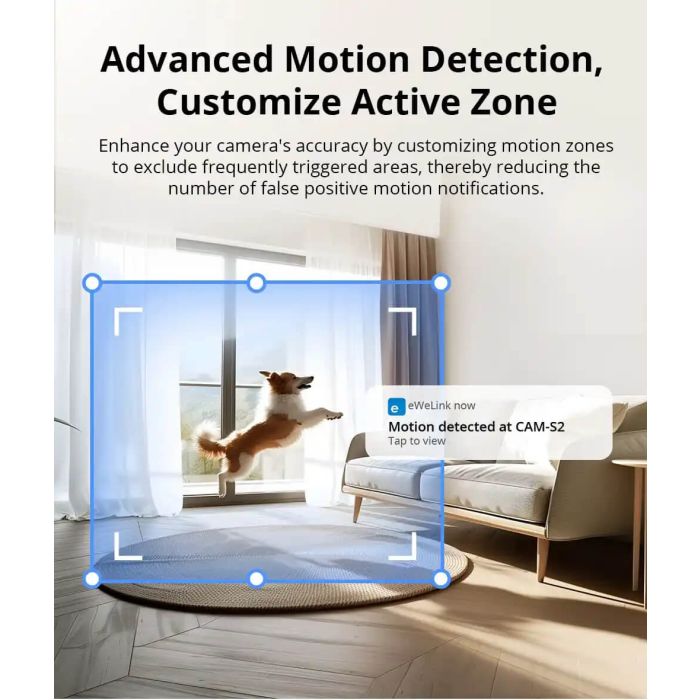 SONOFF notranja videonadzorna kamera CAM-S2, 1080P, Wi-Fi SONOFF notranja videonadzorna kamera CAM-S2, 1080P, Wi-Fi