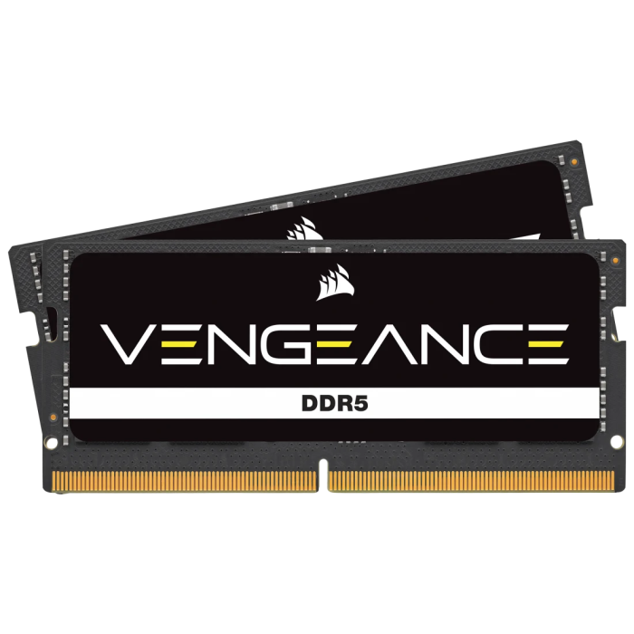 Corsair VENGEANCE 64GB (2 x 32GB) DDR5 SODIMM 4800MHz, CL40, 1.1V Corsair VENGEANCE 64GB (2 x 32GB) DDR5 SODIMM 4800MHz, CL40, 1.1V