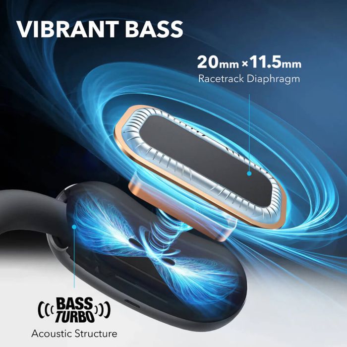 Anker Soundcore AeroFit 2 brezžične slušalke, črne Anker Soundcore AeroFit 2 brezžične slušalke, črne