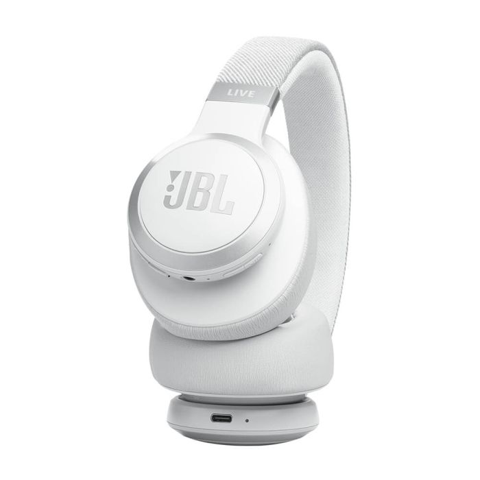 JBL Live 770NC Bluetooth naglavne brezžične slušalke, bele JBL Live 770NC Bluetooth naglavne brezžične slušalke, bele