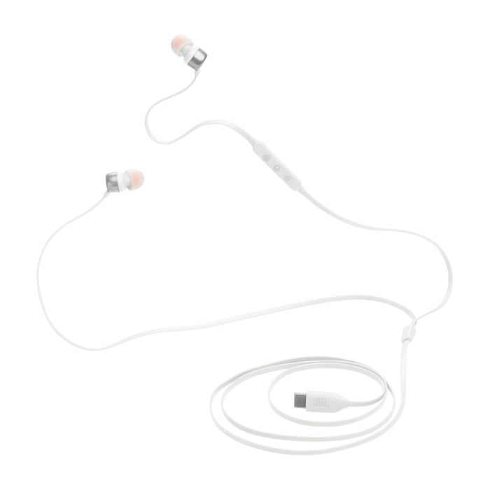 JBL USB-C žične slušalke Tune 310C, bele JBL USB-C žične slušalke Tune 310C, bele